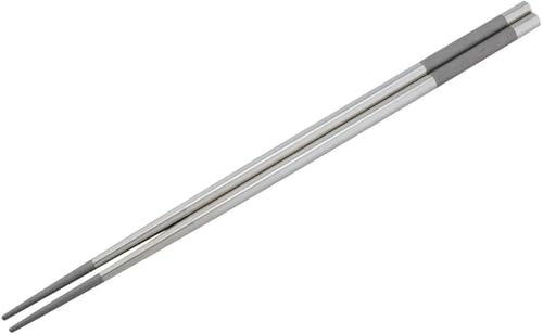 下村企販 焦げつきにくい ステンレス 菜箸 30cm 【日本製】 食洗機対応 中空仕様 軽量 先端は滑り止め加工 丈夫 熱に強い 衛生的 揚げ物 ステンレス 燕三条 40908