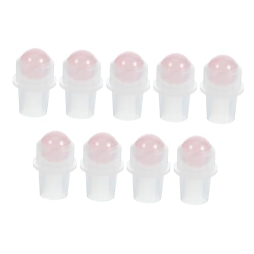 TOPPERFUN 9 pièces Roller Bottles Tops Remplacement pour Huiles Essentielles Têtes Rouleau Naturelle pour Flacons Standard et Élégant pour Maison Bureau Spa