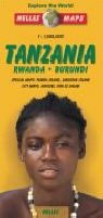 Tanzania, Rwanda and Burundi Map by Nelles