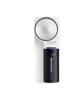 Eschenbach No. 1511-6 Mobilux Aspheric LED Illuminated Hand Held Magnifier, 6x Magnification, 24 D Diopter, 58mm Lens Diameter