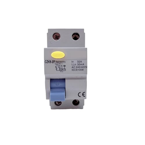 Disjoncteur magnétique DX3 2P 16A 30mA type S classe A pour protection domestique