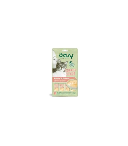 OASY SNACK CREAMY CREMOSI GATTO 4X15GR (MOUSSE SALMONE)