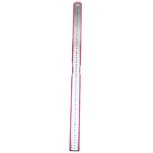 Règle à bord droit en acier double face 60cm incassable