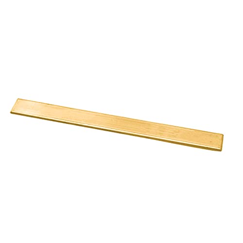 Barre plate en laiton H56 5x25x250mm de calibre 4 pour maquettes et modélisme