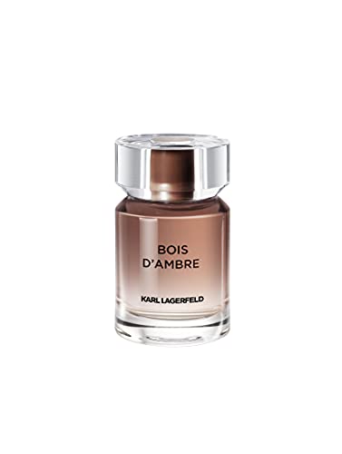 KARL LAGERFELD Bois D'Ambree Eau De Toilette 50 ml vaporisateur pour adultes, idéal pour sillage raffiné, 50 ml, vaporisateur