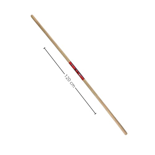 Synx Tools Besenstiel 120cm - 24mm stark - Besen/Hallenfeger Stiel - Bodenarbeiter - Bürsten - Stahl 120cm