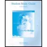 Student Study Guide to Accompany Human B 0072986921 Book Cover