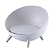 Bothyi Elevated Cat Bed Chair with Sturdy Legs Stool Hemispherical Round Cat Supplies Creative with Removable Cushion Raised Pet Bed, Gray Legs