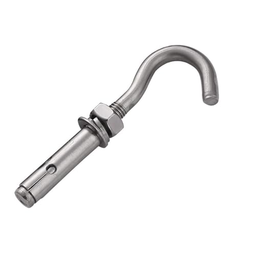 JLBopqaz PZLSI-75 Offener Haken-Ankerbolzen 1/2 Stück