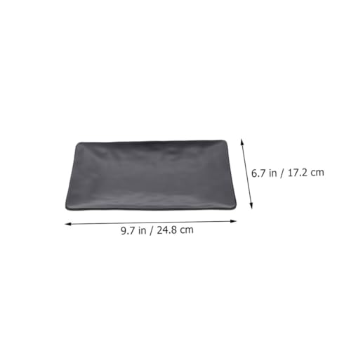 Set 2 platos rectangulares decorativos para sushi miniatura 5