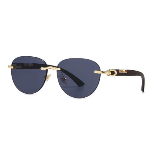 Lunettes de soleil rondes en métal pour vos sorties et terrasses en ville