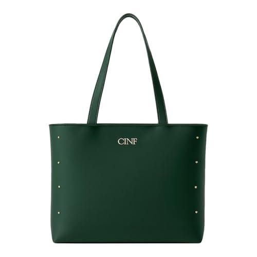Bolsa Sacola Feminina Grande De Ombro Universitária Reforçada (Verde Militar)