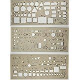 Schablone Zeichenschablone Technisches Zeichnen - Elektro Symbole Elektrotechnik und Elektronik Elektriker Hausinstallation Schaltzeichen