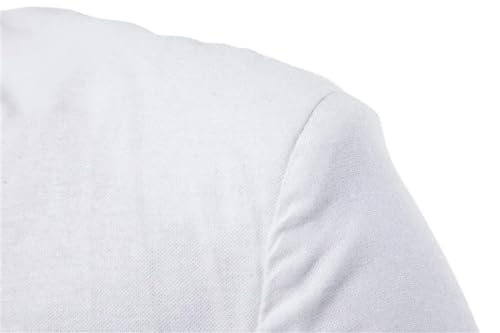 Men's Multi-Button Decoration Casual Stand-Up Collar Blazer Fashion Slim Solid Color Suit Jacket4