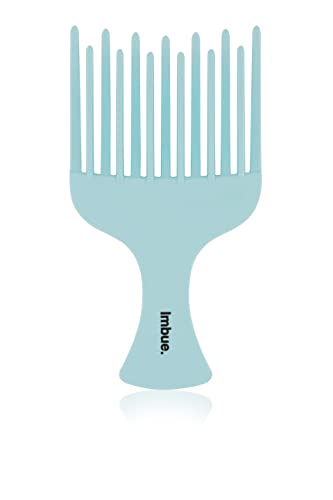 Imbue Volumising Hair Pick Afro Picks for Men and Women, Easy Grip Handle for Hairstyling
