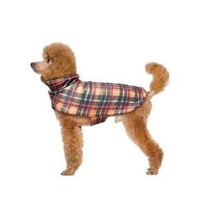 Riding Jacket for Dogs, Cider Plaid,Medium