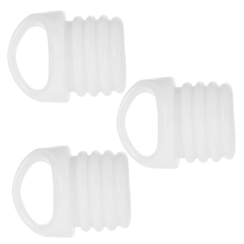 Zerodeko 1 Juego Tapón para Cubo De Fregona Desagüe Tapón De Drenaje del Cubo del Trapeador Limpiador Baño Reemplazo del Tapón del Cubo del Trapeador Mop Limpieza Agujero Caucho 3 Piezas