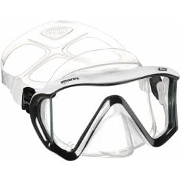 Mares I3 Sunshine - Máscara de Buceo con Amplio Campo de visión, para Adulto, Talla única, Color Negro y Blanco y Transparente