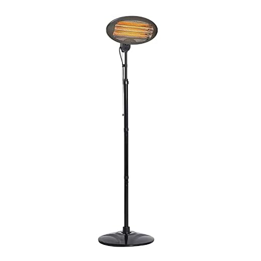 MaxxGarden Stufa Radiante con Tensione di Alimentazione: 230 V/50 Hz, Lampada Riscaldante Esterno - Lampade Riscaldanti per Esterno - Livelli di Commutazione 3: 650 W/1300 W/2000 W
