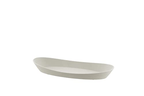 Richell Gatherine Oval Saucer, Small, White