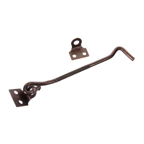 HOOTNEE Retro Style Window Hook Latch Inch Privacy Hook Latch Sturdy Wrought Iron for Home Security