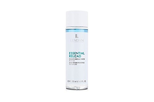 LENDAN - Agua Micelar Prebiótica - Essential Reload - 200 ml - para Todo Tipo de Pieles - Desmaquillante Libre de Alcohol y Parabenos - Limpia en Profundidad - con Activos Antiinflamatorios