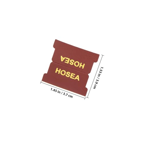 Pestañas de índice para Biblia de cuero café, juego de lectura y fácil referencia 2