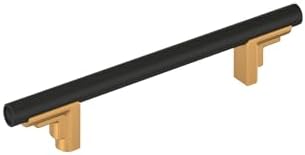 Signature Hardware 954043-5116 Anberlin 5-1/16 Inch Center to Center Bar Cabinet Pull - Brushed Gold