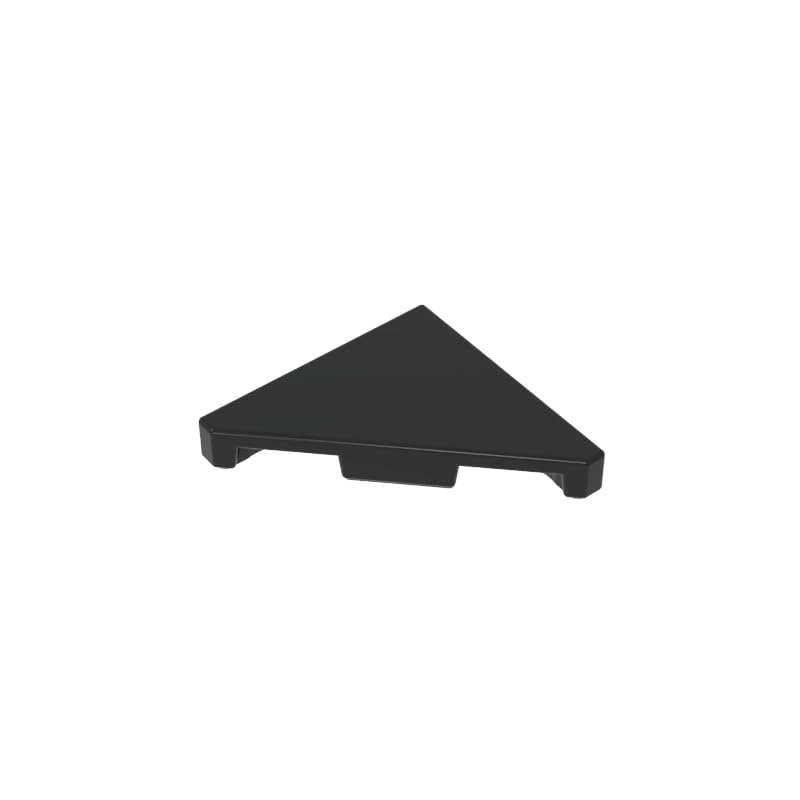 Ornaments 2X2 Triangle Light Panel 50PCS Compatible with Lego 35787 GDS-90492 Classic Bulk Toy MOC Color:Black