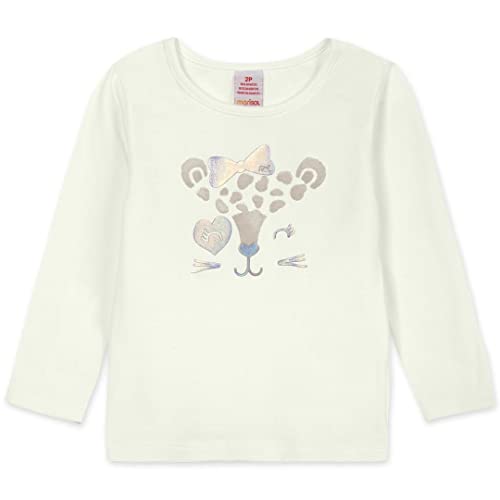Blusa em meia malha stretch, Marisol, meninas, Bege, 4