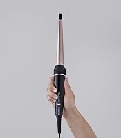Remington Lockenstab große Locken & natürliche Wellen [kegelförmig 25-38mm] PROluxe Midnight (OPTIheat Technologie, Pro+Einstellung für schonendes Styling,digitales Display, schnellaufheizend) CI91W1B – Ansicht 6