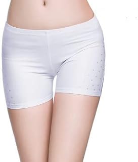 ショートパンツ 透け防止 見せパン フリル ホット インナーパンツ 3分丈 ダンス スカラップ 下着 ペチコート インナー安全ショーツ ベリーダンス ヨガ フィットネス レッスン着 レッスンウェア ヒップホップ ウェア ストレッチ