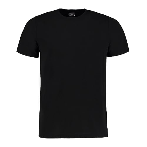 Kustom Kit Camiseta regular Superwash 60°C para hombre, Negro, M