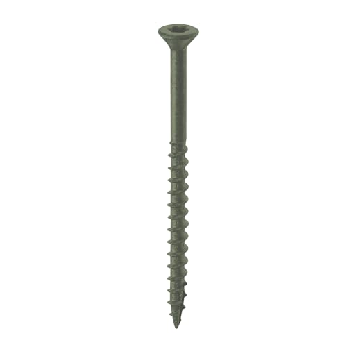 Nuvo Iron #10 Screw, 3 1/2", Torx Head, Green, 100 Count