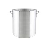 This TrueCraftware heavy weight stock pot is made of heavy-gauge, reinforced aluminum for superior durability and dent resistance. Featuring a 6mm thick, heavy weight aluminum construction, this stock pot is well-suited to withstand heavy-duty use. T...