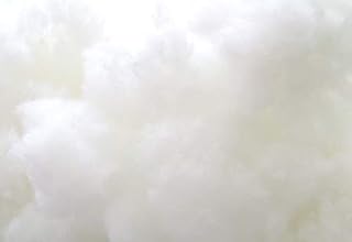 mFabrics 100% Polyester Soft and Pure Virgin Hollow Fibre For Cushions, Pillows, Toys, Pet Bed Stuffing Filling  Washable White Stuff (500)