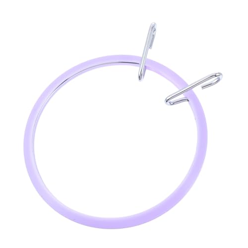 Alipis - Alipis Plastik stickrahmen mit Edelstahlfeder Langlebiger Kreuzstich halter für Erwachsene und Leichter DIY Stickkreis mit Einstellbarer Spannung Bastelzubehör für Stickarbeiten