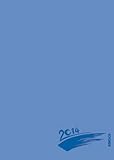  Foto, Malen, Basteln 2014 blau mit Folienprägung, Format A5: Kalender zum Selbstgestalten