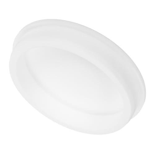 Image of MECCANIXITY High Temp Silicone Plug Mount Dia 93.6mm /3.69 Inch T Shaped Rubber Stopper Hole Plugs for Powder Coating Plating Waterproof Sealing Plugs White Pack of 1