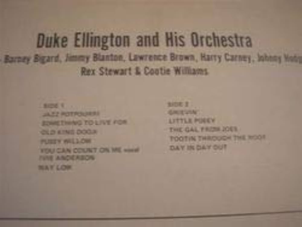 Amazon.com: Duke Ellington and His Orchestra 1939-1940