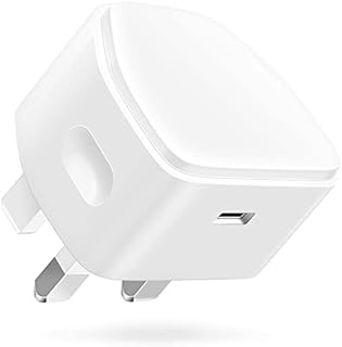 TICCOLO 20W USB C Fast Charger Plug for iPhone 14/14 Plus/14 Pro/14 Pro Max 13/13 Mini/13 Pro/13 Pro Max 12 11, iPad Pro, AirPods Pro, PD UK Type C Wall Adapter USBC Power Delivery Charging Adaptor