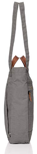 Fjällräven Totepack No.1 Sporttasche, 39 cm, Super Grey Zip Wallet dark grey, 12 x 10 x 1 cm, 0.12 Liter