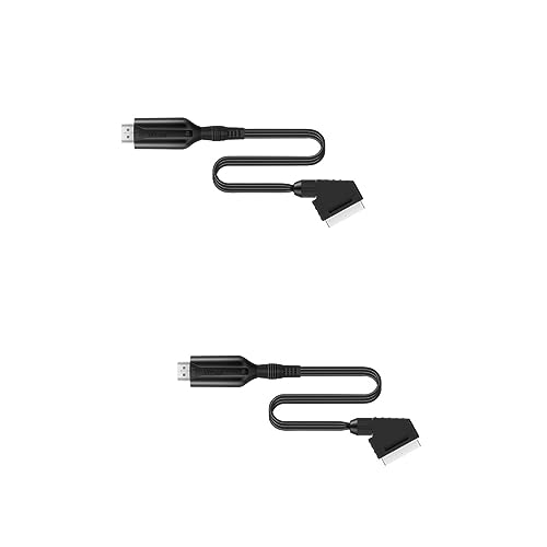 Adaptador Scart para revivir películas en VHS y DVD antiguos en el televisor del salón