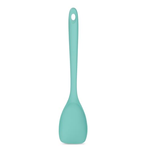 U-Taste Silicone Cooking Spoon 600ºF Heat Resistant Scoop Spatula, Aqua Sky