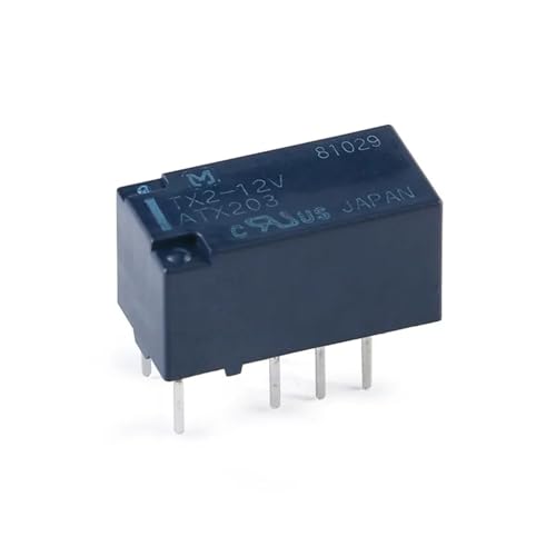 Relais de signal CC 12V TX2-12V 8 broches pour commutation de circuit 2A - 4