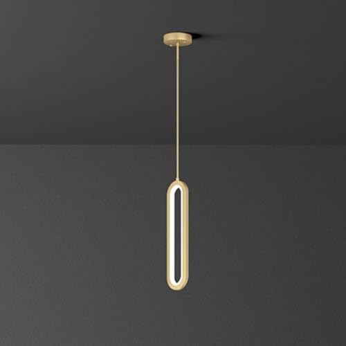 Lampe suspendue ovale pour illuminer votre table de salle à manger