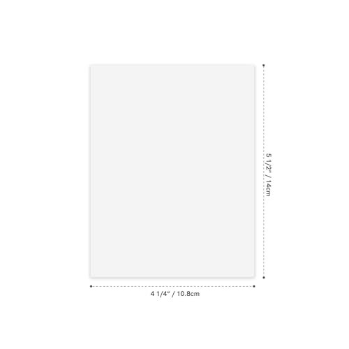 Briartw 10 Sheets 3D Double Sided Adhesive Foam Sheets for A2 Card,2mm Thickness,4.25x5.5inch,Add Depth, Dimension, and Detail to Your Projects,They Can Be Cut, Sliced, and Die Cut