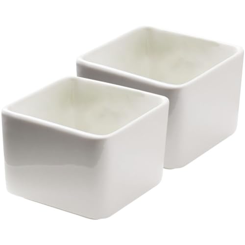 Alipis 2pcs Sugar Packet Holder Porcelain Tea Bag Bowl Coffee Condiment Storage Containers Sugar Bag Sweetener Holder Coffee Station Organizer for Home Office Restaurant