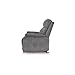 Signature Design by Ashley Next-Gen Durapella Urban Faux Leather Power Lift Recliner with Tilt Motion, Light Gray