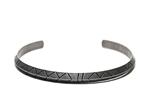 KOKOSHELL Viking Bracelet Ragnar Asgard Charms for Men Women Dragon Sparta Helmet Mens Thor Hammer Bracelets Norse Mjolnir Sterling Silver Wolf Jewelry (Loki)